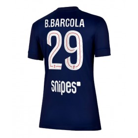Dámské fotbalový oblečení Paris Saint-Germain Bradley Barcola #29 Domácí košile 2025-26 Krátkým Rukávem